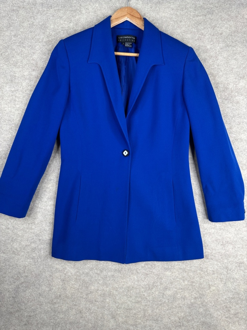 Liz Claiborne Bold Cobalt Single-Button Blazer